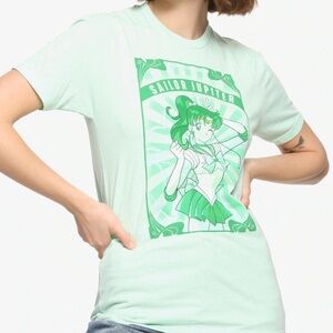 Sailor Jupiter Graphic Tee - Light Green